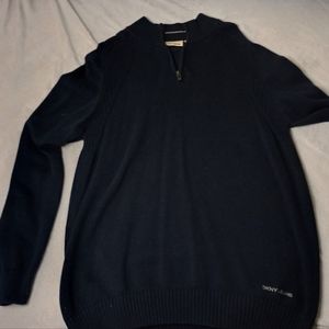 Vintage DKNY Jeans 1/4 pullover ribbed sweater